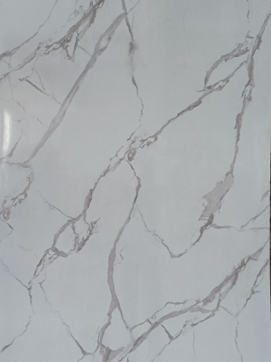 4'X8' 3mm White UPVC Wall Panel Marble FINISH